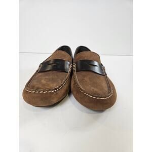 Sperry Top Sider Mens Brown Davenport Slip On Penny Loafers Shoes Size 11